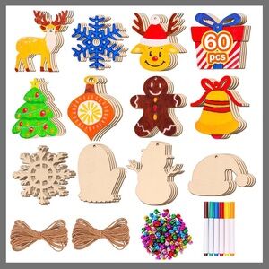 Christmas Wooden Ornament Craft Kit